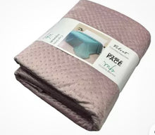 MILADY Velvet Quilted Pink Bedspread