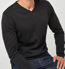 Maglione coveri scollo a V nero