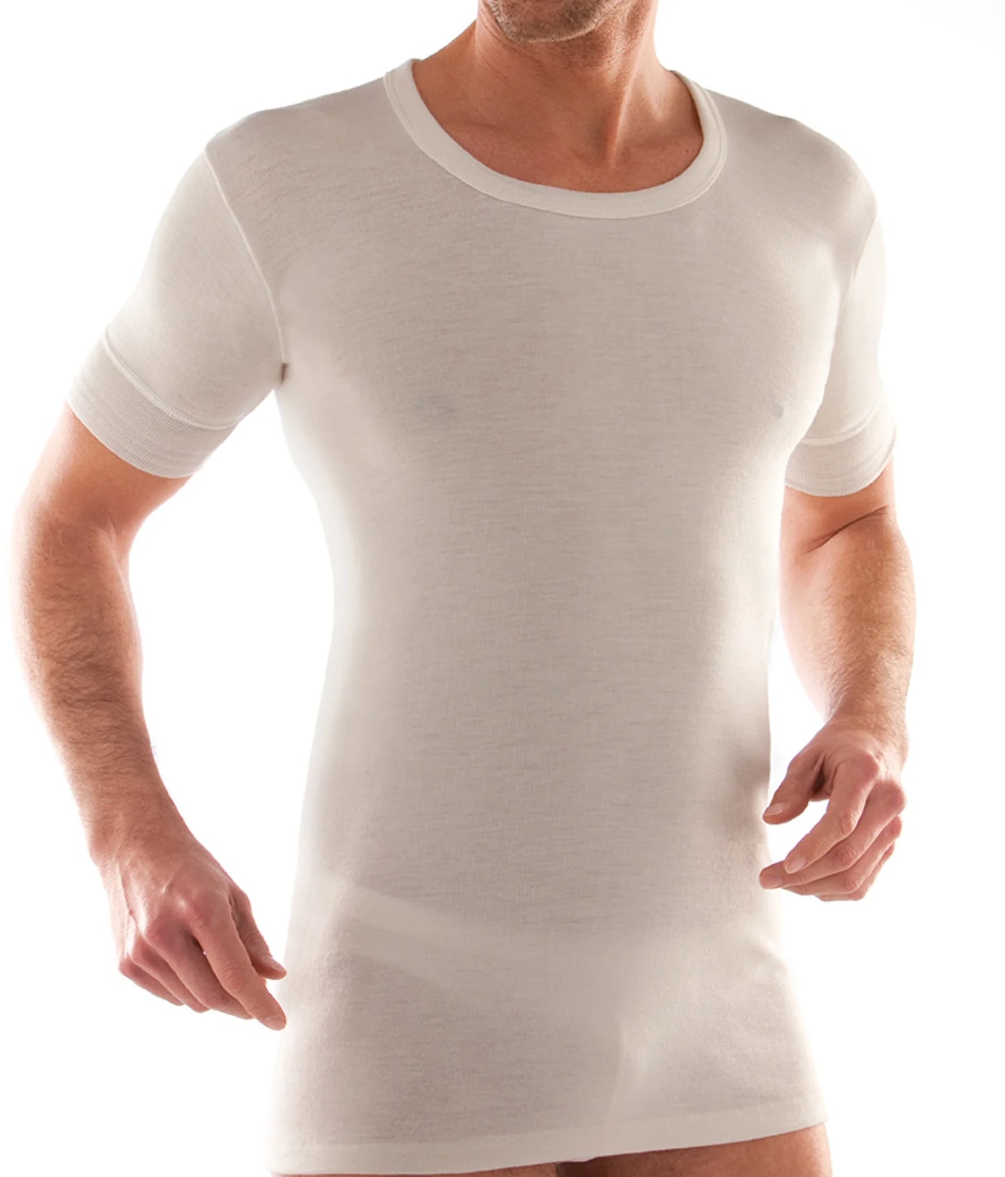 T shirt liabel lana premium girocollo