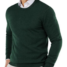 maglione girocollo coveri uomo cotone made in Italy