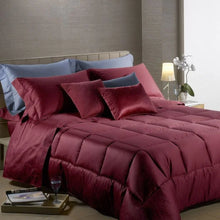 Burgundy double duvet